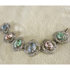 VINTAGE SILVER SARAH COVENTRY SIGNED BRACELET